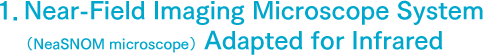 1. Near-Field Imaging Microscope System (NeaSNOM microscope) Adapted for Infrared